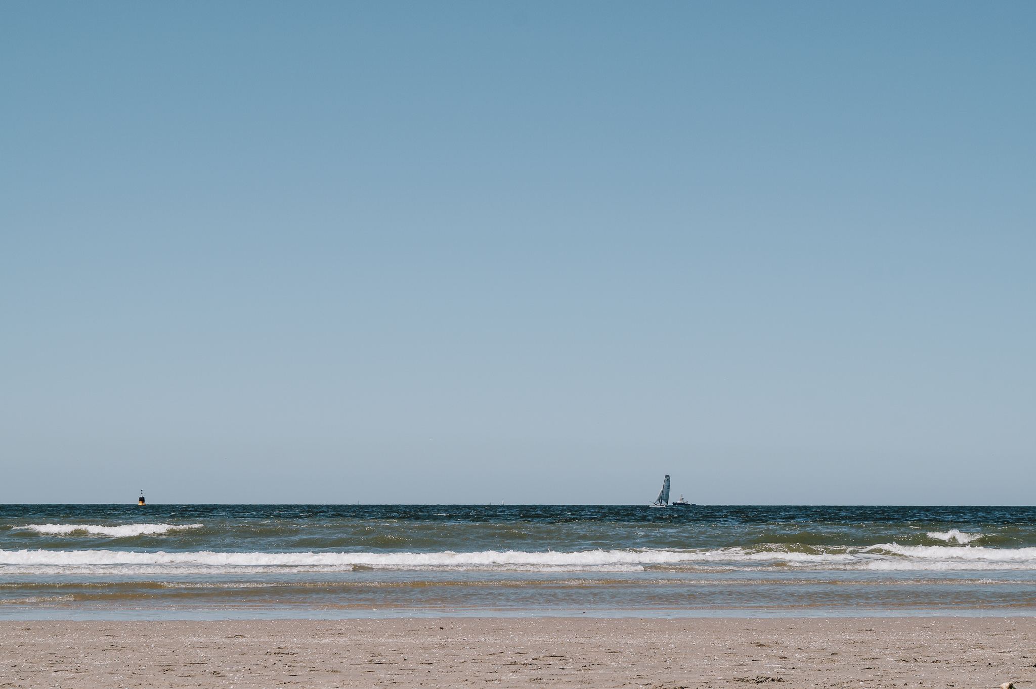 Wellen am Strand